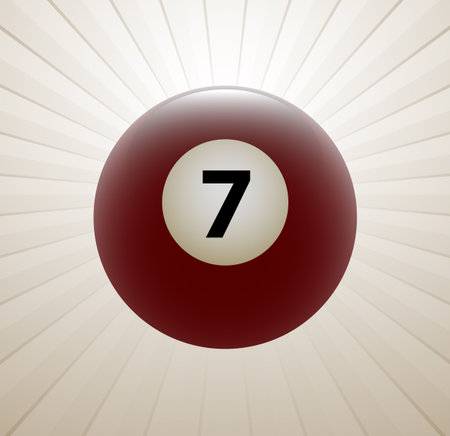 Billiards symbol vector sign