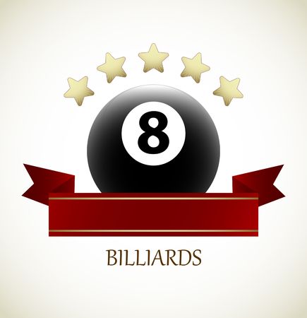 Billiards symbol vector signのイラスト素材