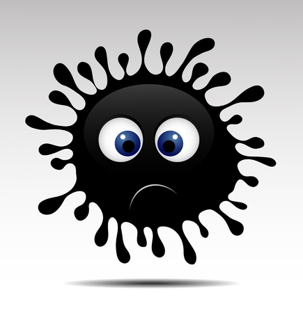 vector illustration virusのイラスト素材