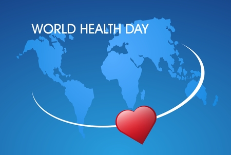 concept illustration World Health dayのイラスト素材