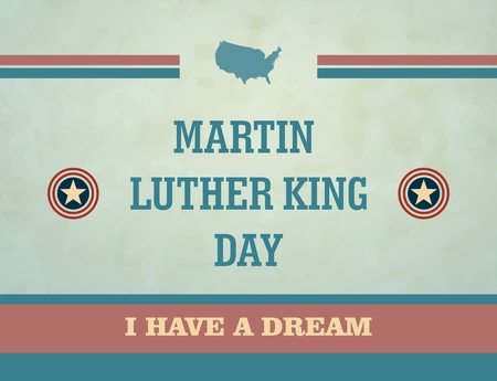 Vector illustration for Martin Luther King Dayのイラスト素材