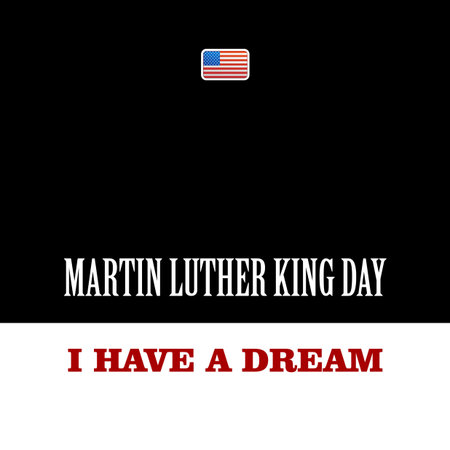 Vector illustration for Martin Luther King Dayのイラスト素材