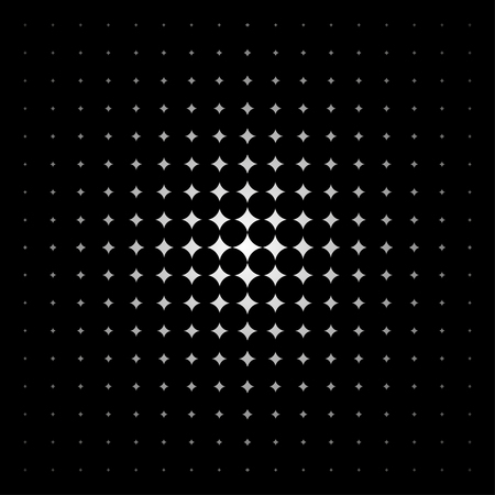 Halftone gradients, white and black vector backgroundのイラスト素材