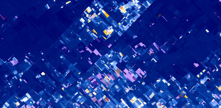 Abstract Fractal background futuristic design illustration