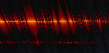Red fire background. Fractal background futuristic design illustration