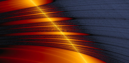 Red fire background. Fractal background futuristic design illustration