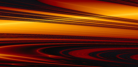 Red fire background. Fractal background futuristic design illustration