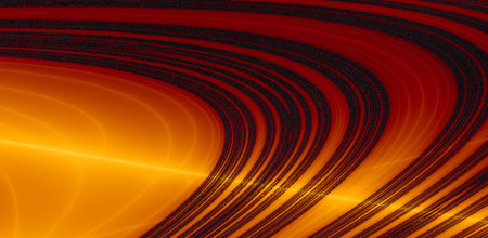 Cosmic background Red Fire Futuristic Art Design
