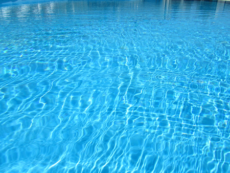 Swimming pool waterの写真素材