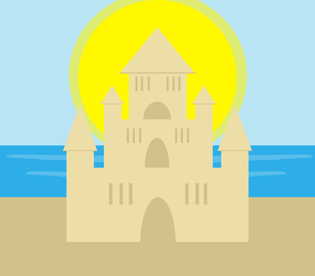 A sandcastleの写真素材