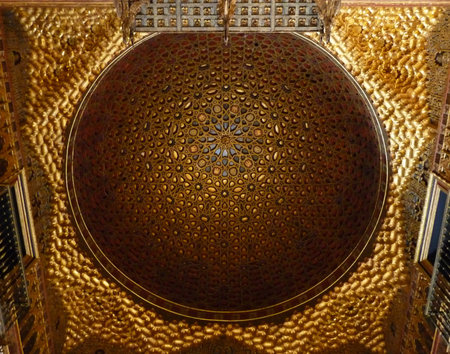 Moorish architecture within the alcÃ¡zarのeditorial素材