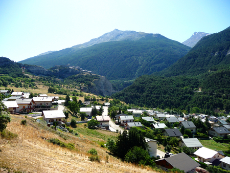 A little town in Vanoise National Park, Franceのeditorial素材