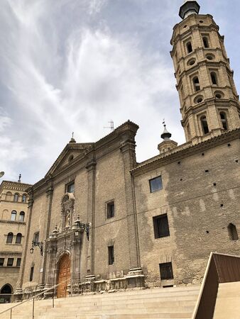 Church of de San Juan de los Panetes in Zaragoza, in Aragon, Spainの写真素材