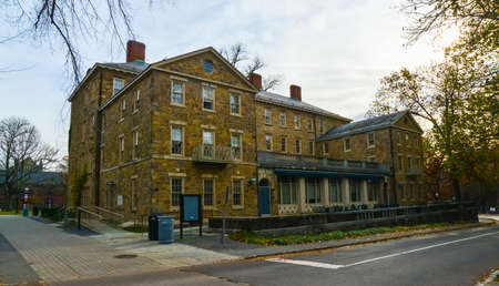 PRINCETON, NJ USA - NOVENBER 12, 2019: Princeton University is a Private Ivy League University in New Jersey, USA.のeditorial素材