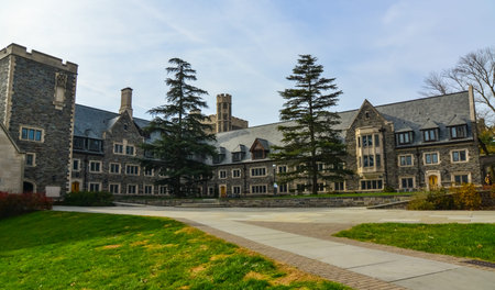 PRINCETON, NJ USA - NOVENBER 12, 2019: Princeton University is a Private Ivy League University in...