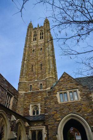 PRINCETON, NJ USA - NOVENBER 12, 2019: Holder Hall, courtyard and general view of the Holder Hall...