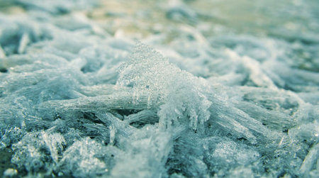 ice crystalの写真素材