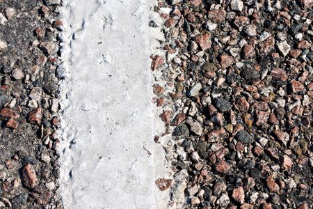 asphalt with white lineの写真素材