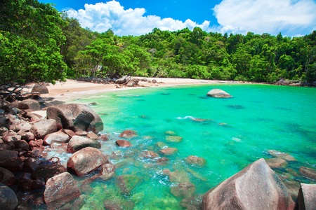 Sandy beach, Khao Lak, Thailandの写真素材