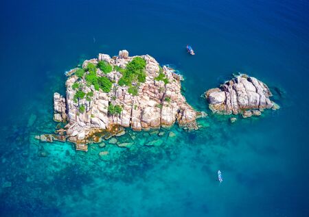 Shark island, koh Tao, Thailandの写真素材