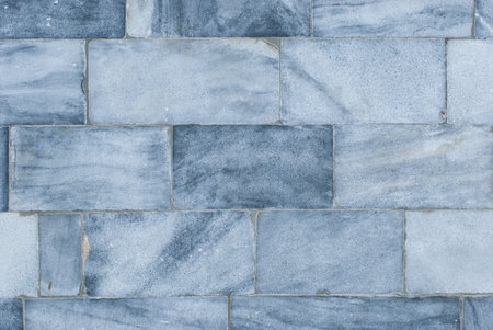 background with fragment of white brick wall の写真素材