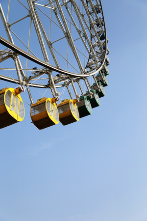 Ferris Wheel on Blue Skyのeditorial素材