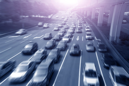 modern city trafficの写真素材