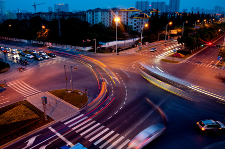 highway at night