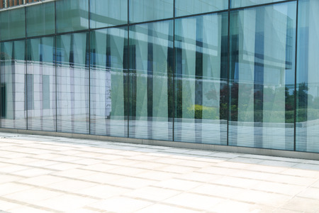 modern glass building skyscrapers of business centerのeditorial素材