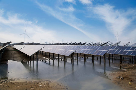 Power plant using renewable solar energy with sun