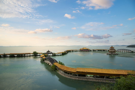 Scenery of ancient towns south of the Yangtze river in Chinaの写真素材