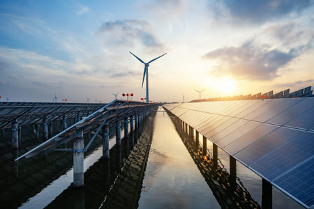 Power plant using renewable solar energy with sun