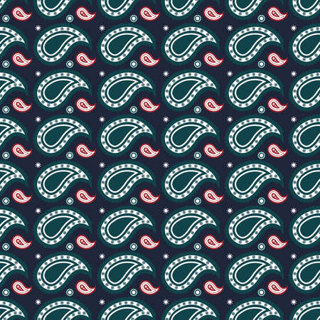 Vintage paisley pattern.のイラスト素材