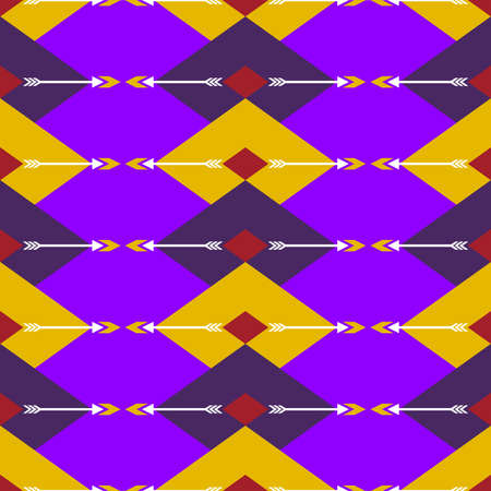 Vintage mood outdoor pattern.のイラスト素材
