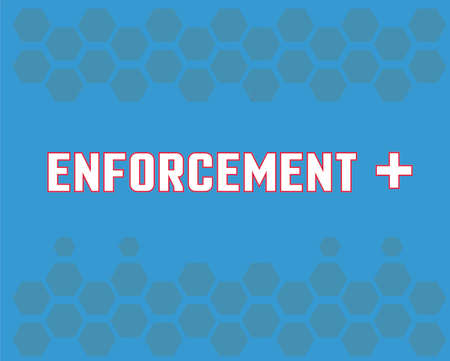 enforcement wordのイラスト素材