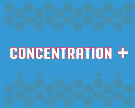 word concentrationのイラスト素材