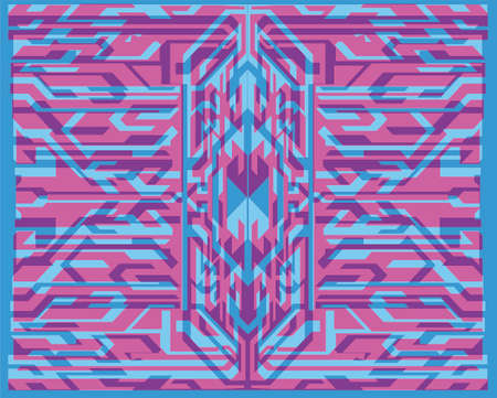 geometric abstract background doubleのイラスト素材