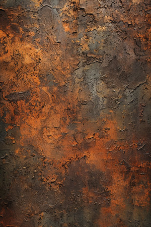 Dirt and rusty metal gate, wall texture background, aged wallの写真素材