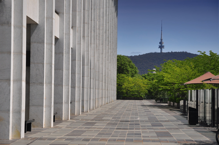National Library of Australia in Canberraのeditorial素材