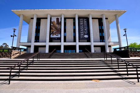 National Library of Australia in Canberraのeditorial素材