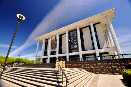 National Library of Australia in Canberraのeditorial素材
