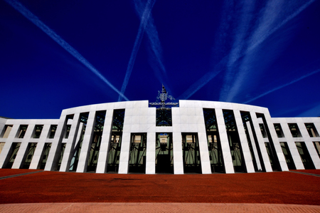 Parliament House Canberra Close Upの写真素材