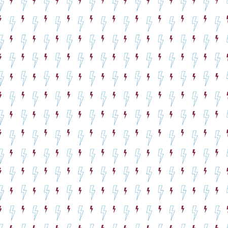 Geometric pattern with lightningのイラスト素材