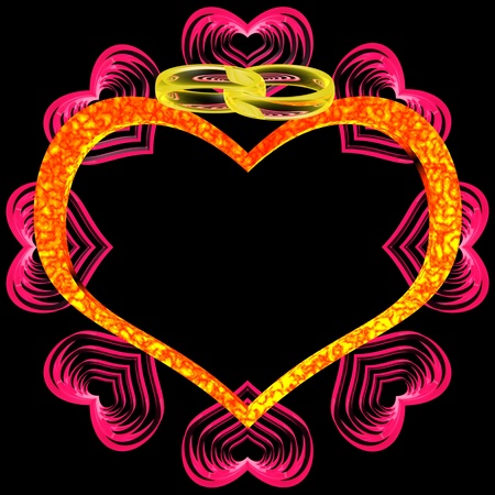 Wedding Photo Frameの写真素材