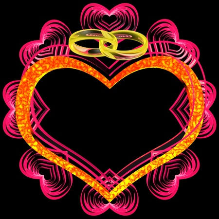 Wedding Photo Frameの写真素材