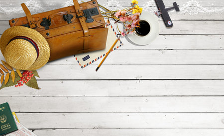 travel backgroundの写真素材