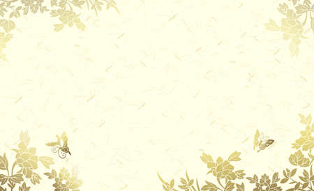 golden shining flower backgroundの写真素材