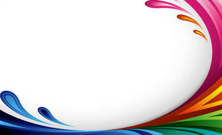 colorful juice wave backgroundの写真素材