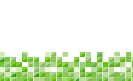 green cubes backgroundの写真素材