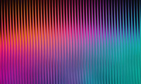 Colorful background of flowing fabric. Smooth and soft. Vertical stripes.の写真素材